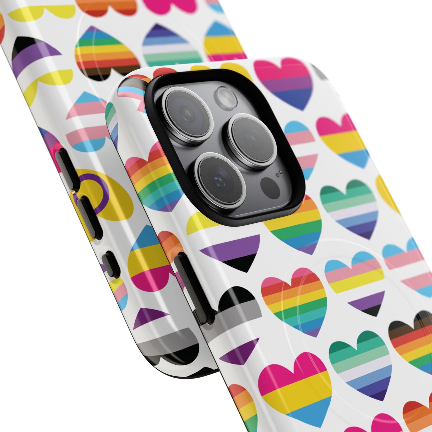 "proud hearts" lgbtqia+ love magsafe® iphone case