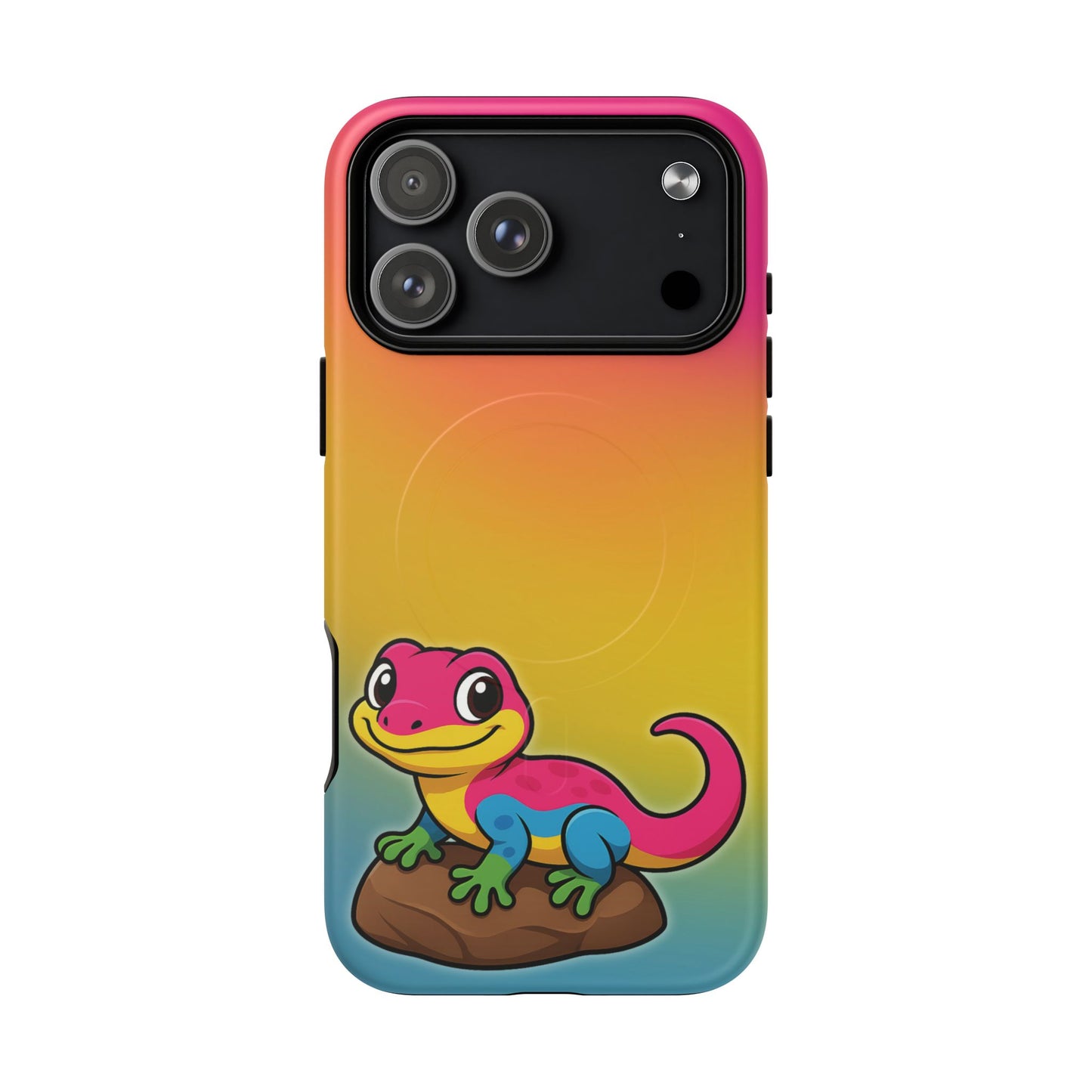 "pan-tastic voyage" – pansexual pride gecko magsafe® iphone tough case