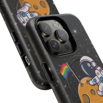 "Cosmic Queer" LGBTQIA+ Astronaut MagSafe® iPhone Tough Case
