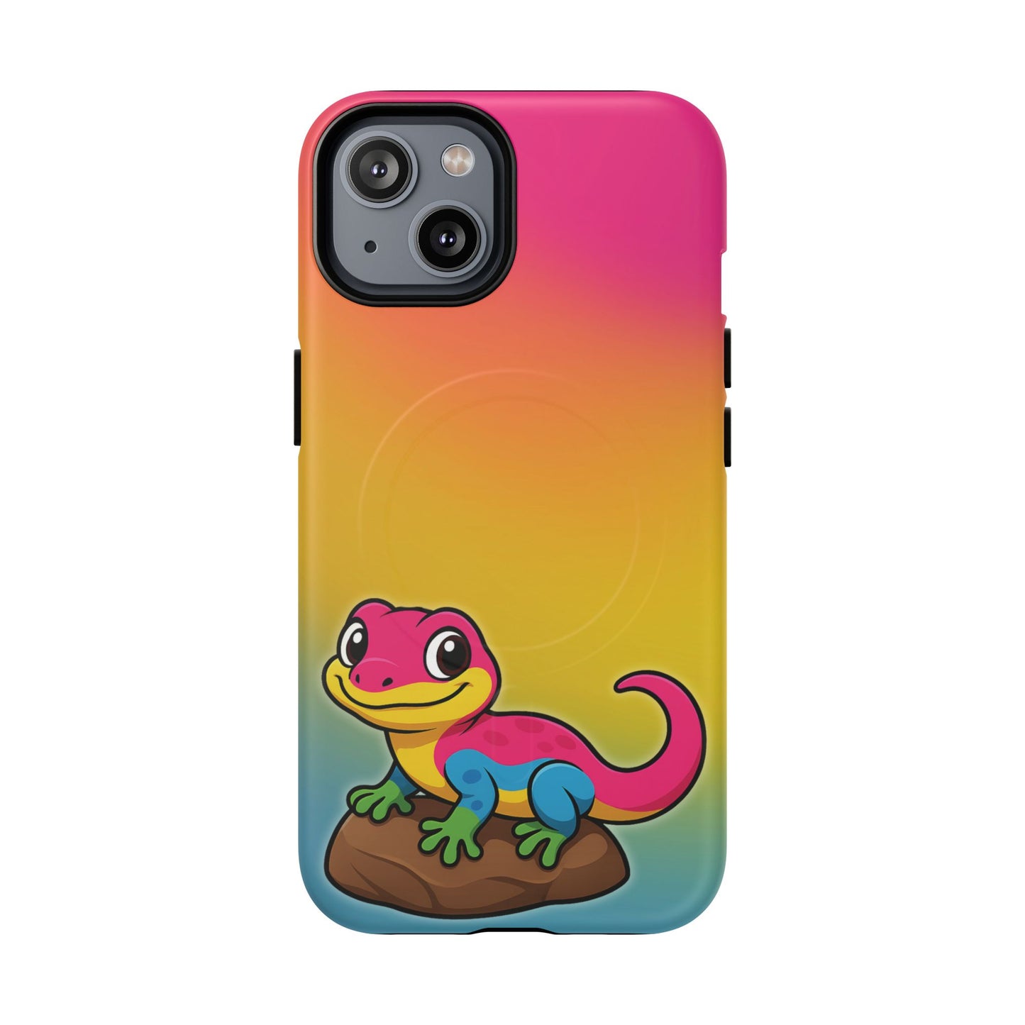 "pan-tastic voyage" – pansexual pride gecko magsafe® iphone tough case