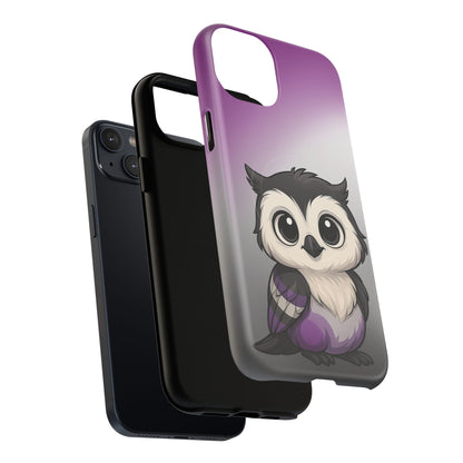 "Ace-Wise" – Asexual Pride Owl MagSafe® iPhone Tough Case