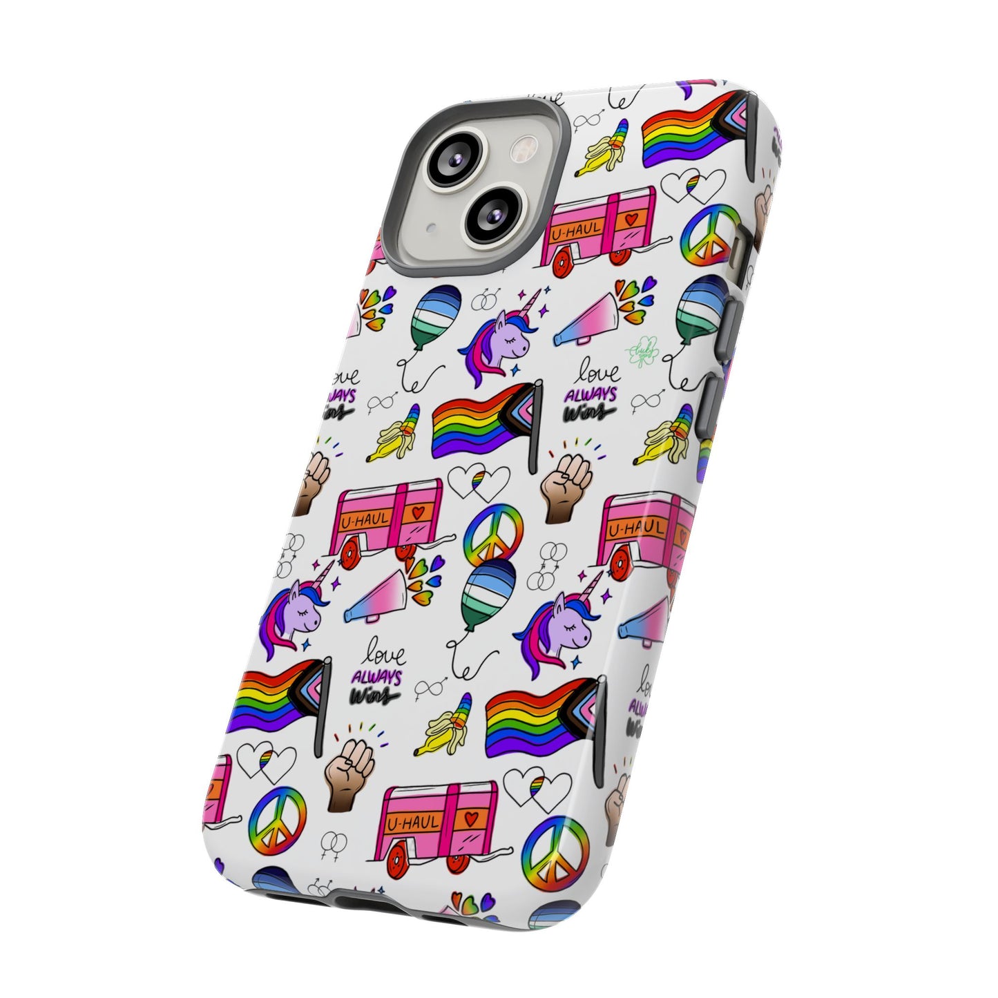 "identity mix" lgbtqia+ collage android tough phone case