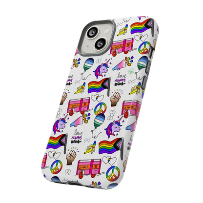 "Identity Mix" LGBTQIA+ Collage Android Tough Phone Case