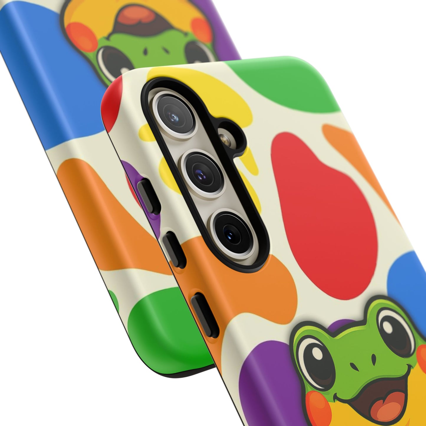 "rainbow ribbit" - lgbtqia+ pride frog android tough phone case