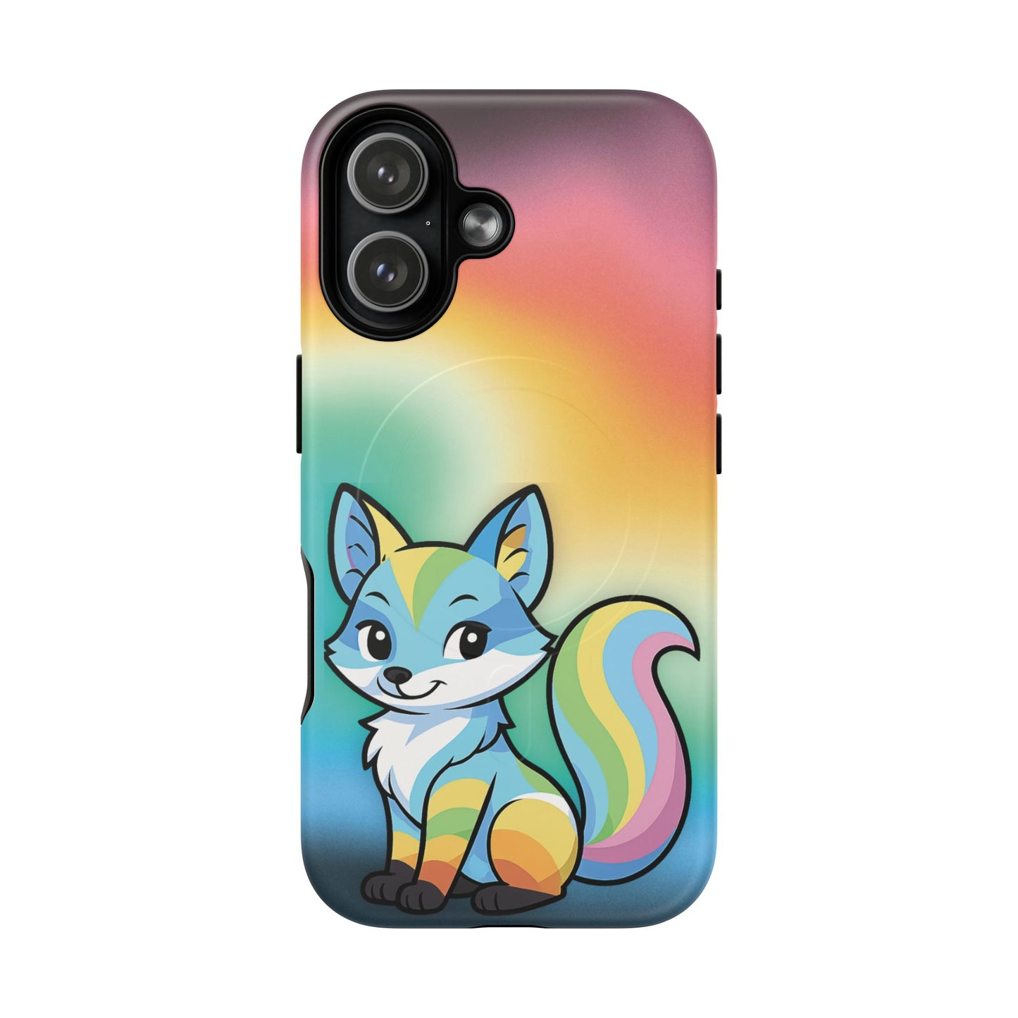 "queer as a fox" – queer pride fox magsafe® iphone case