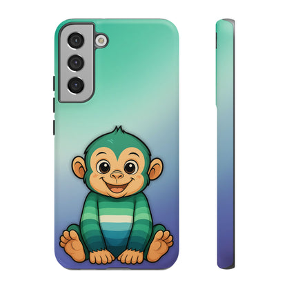 "Monkey Love" – Gay [MLM] Pride Android Tough Phone Case
