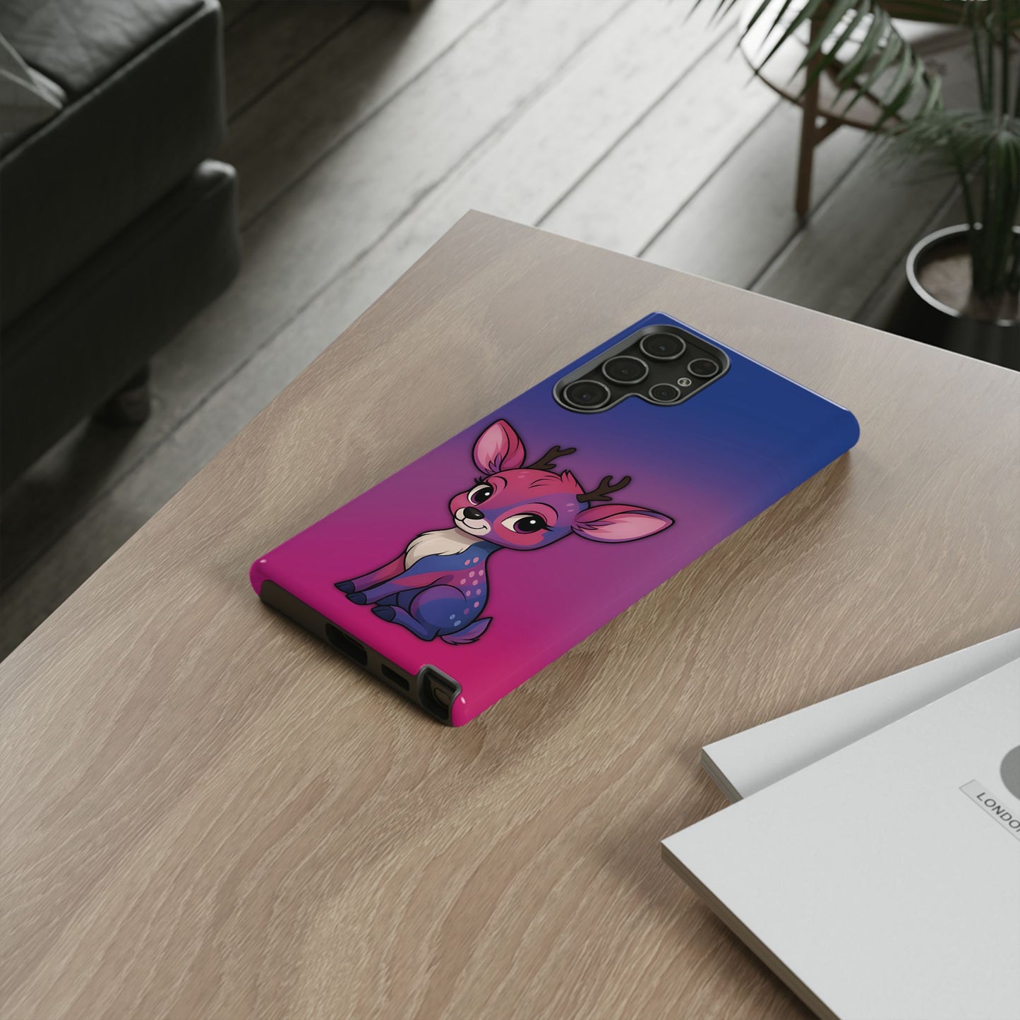 “bi-design” – bisexual pride doe android tough phone case