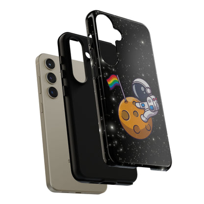 "Cosmic Queer" LGBTQIA+ Android Astronaut Tough Phone Case