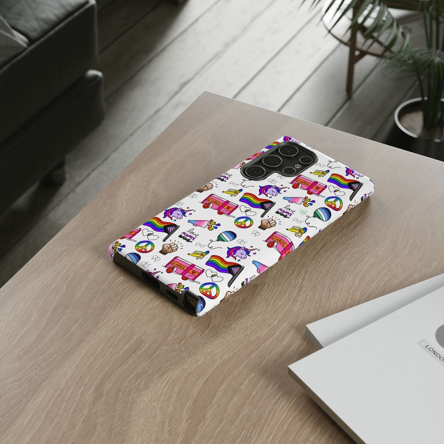 "identity mix" lgbtqia+ collage android tough phone case