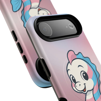 "Sea Me" – Trans Pride Seahorse MagSafe® iPhone Tough Case