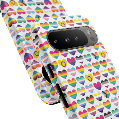 “Heart of Diversity" – Bright Edition – Android Tough Phone Case
