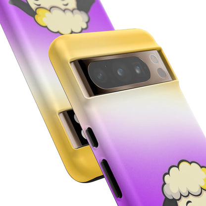 "NonbiBaaary" – Nonbinary Pride Sheep Android Tough Phone Case