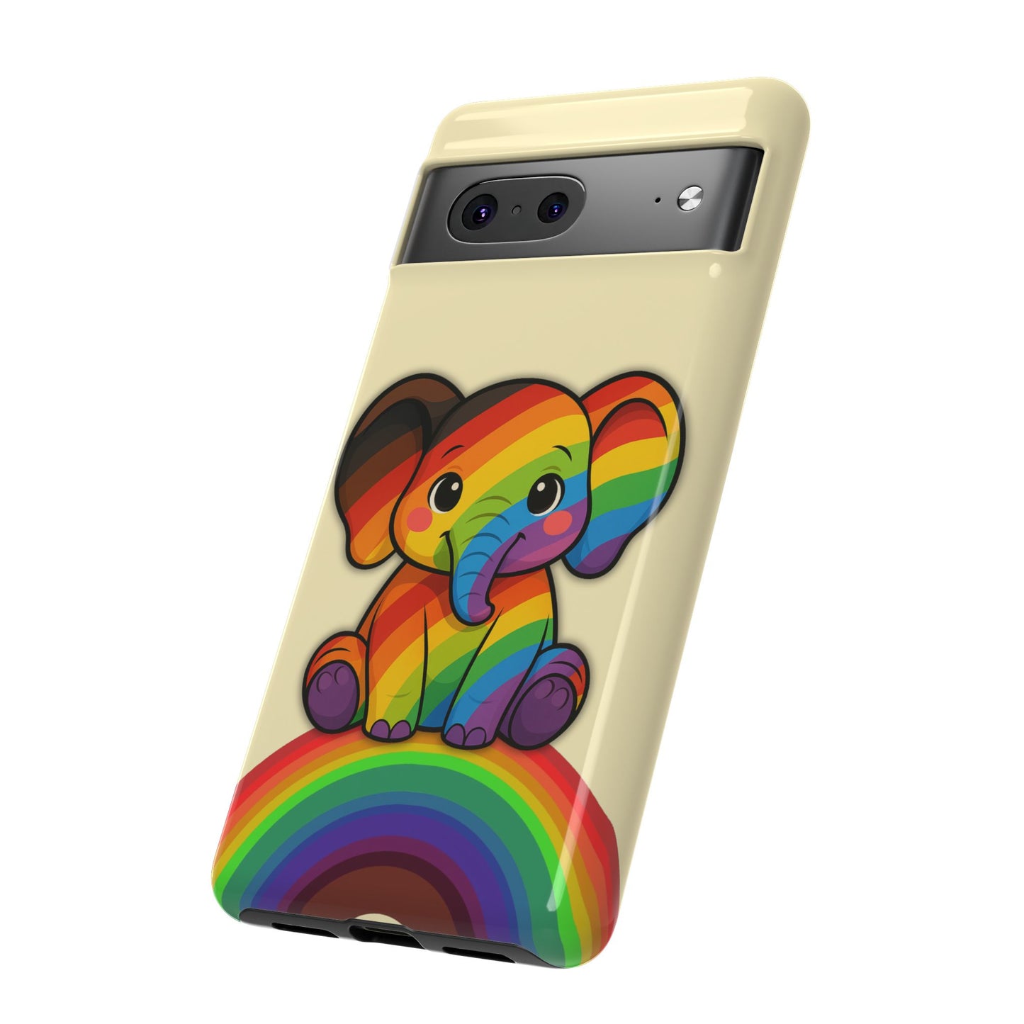 "jumbo joy" – philadelphia pride elephant android tough phone case
