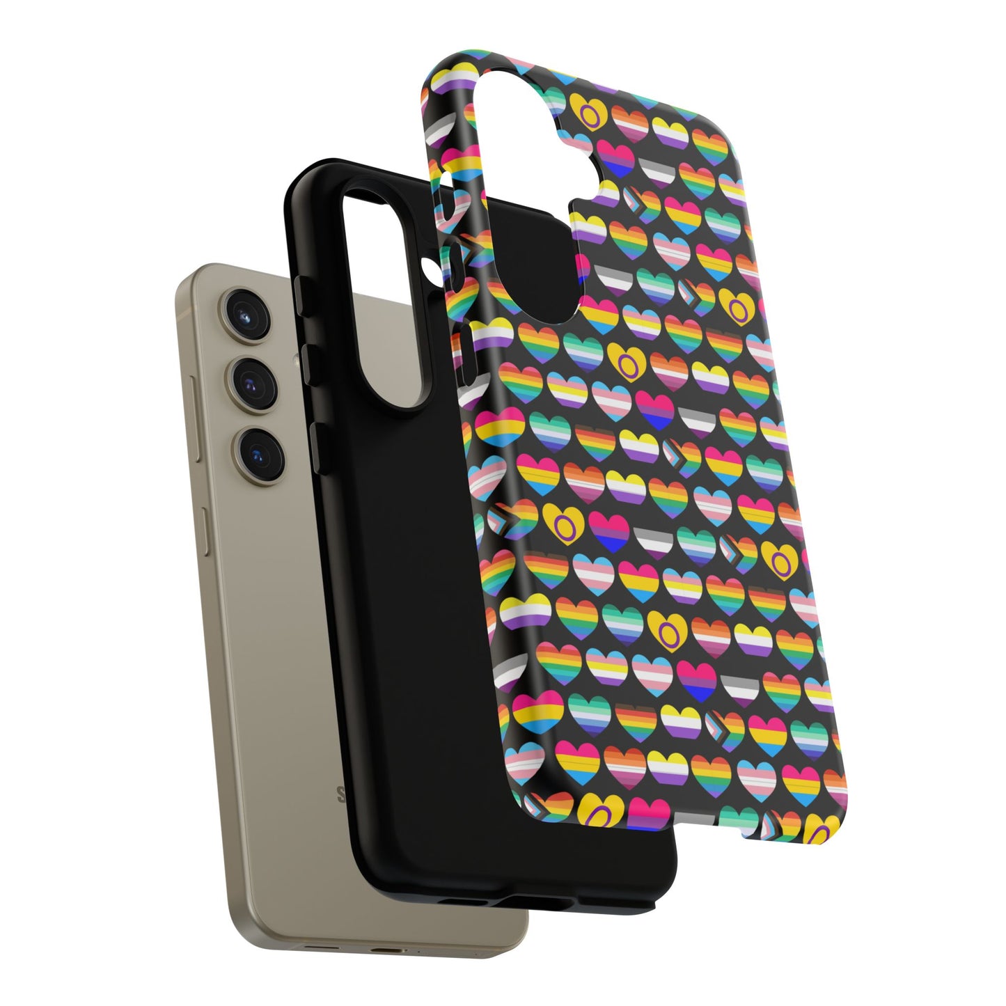 “heart of diversity" – bold edition – android tough phone case