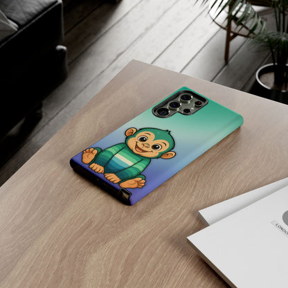 "Monkey Love" – Gay [MLM] Pride Android Tough Phone Case