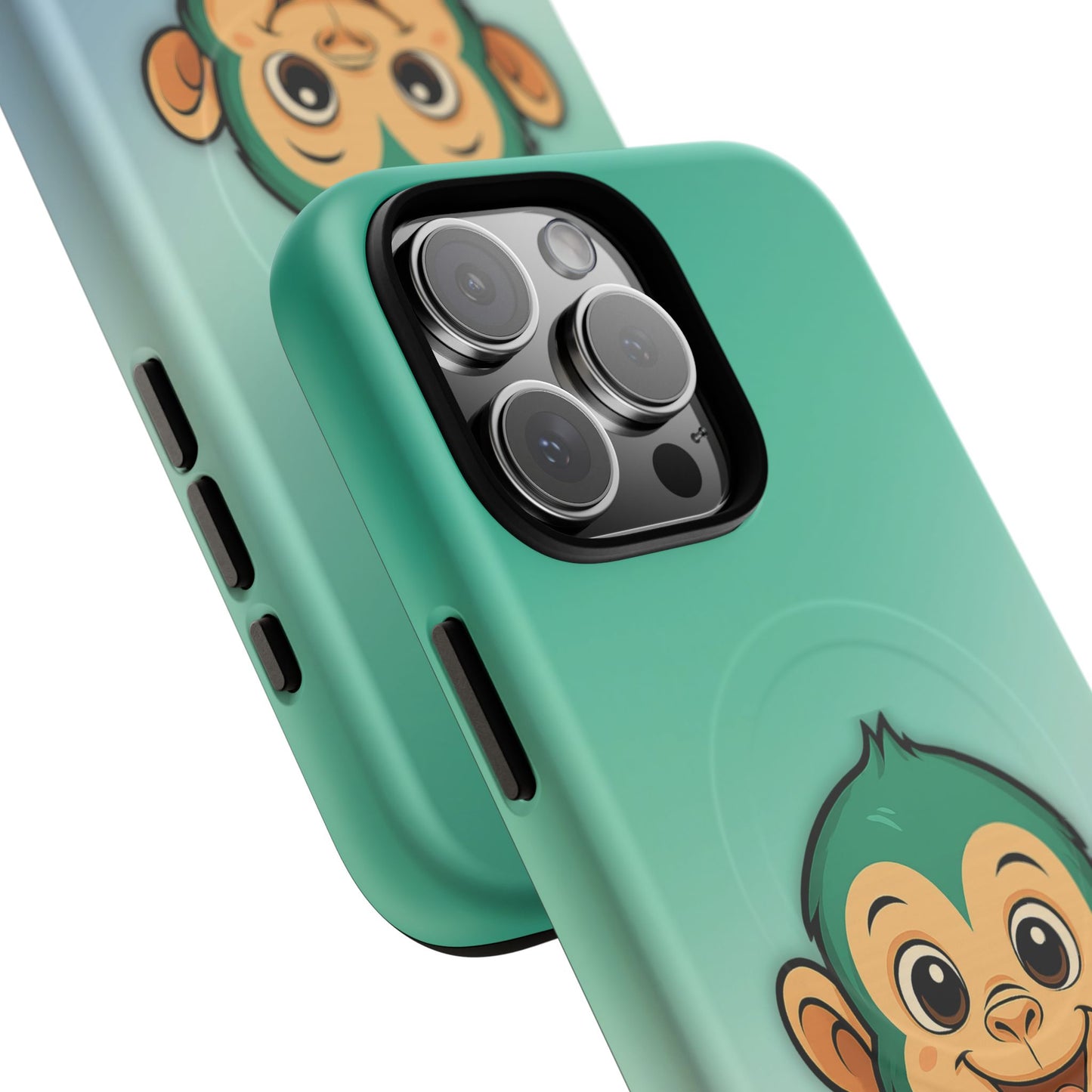 "monkey love" – gay [mlm] pride monkey magsafe® iphone tough case