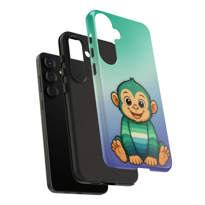 "Monkey Love" – Gay [MLM] Pride Android Tough Phone Case