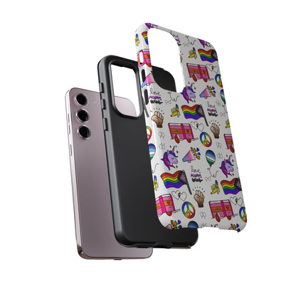 "Identity Mix" LGBTQIA+ Collage Android Tough Phone Case