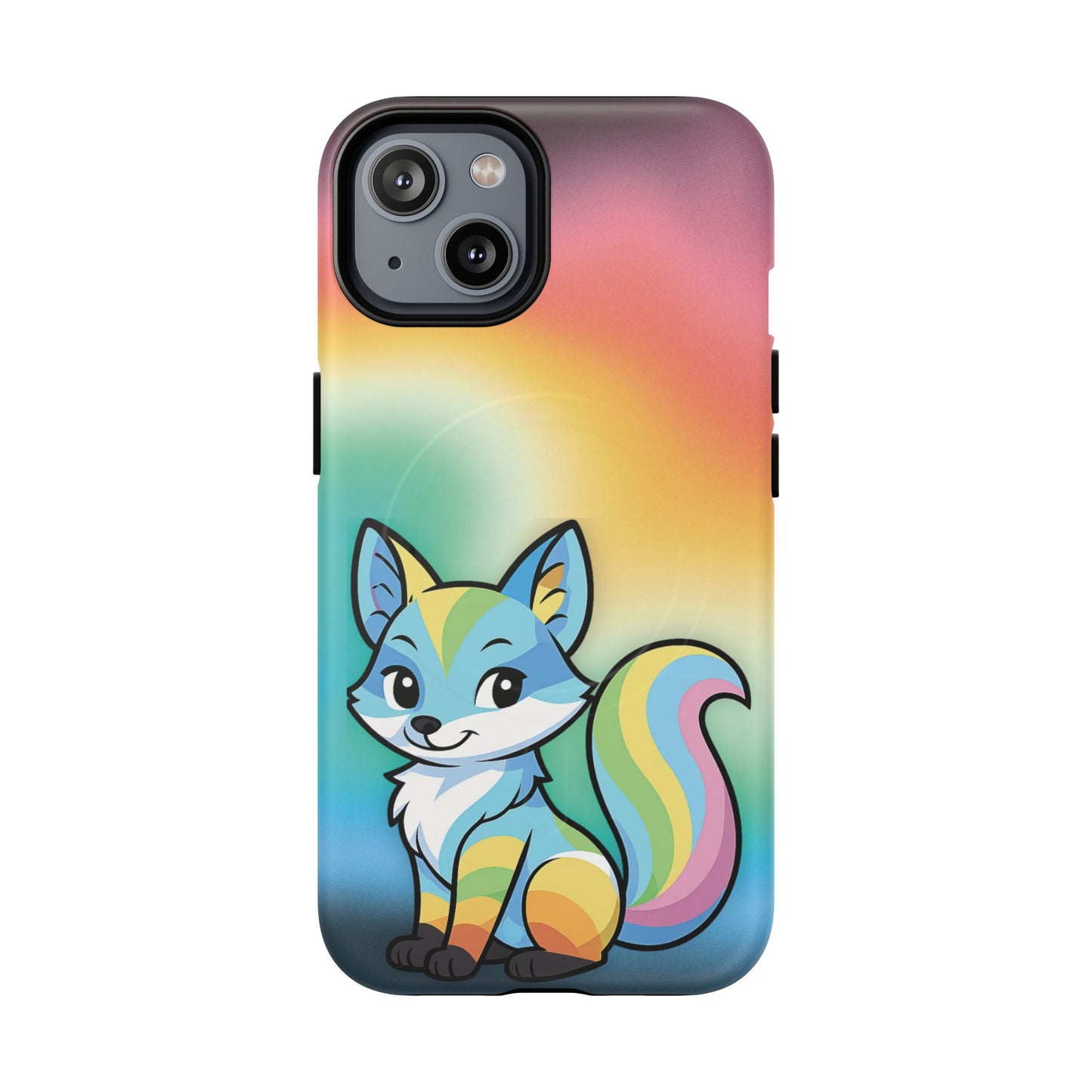 "queer as a fox" – queer pride fox magsafe® iphone case