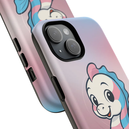 "Sea Me" – Trans Pride Seahorse MagSafe® iPhone Tough Case