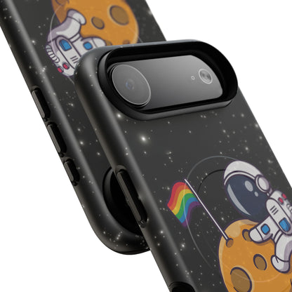 "Cosmic Queer" LGBTQIA+ Astronaut MagSafe® iPhone Tough Case