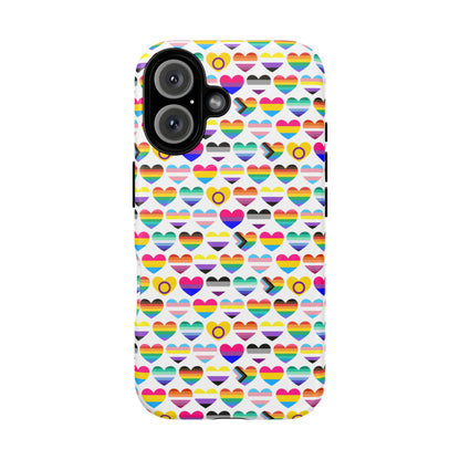 “Heart of Diversity” – Bright Edition – MagSafe® iPhone Tough Case