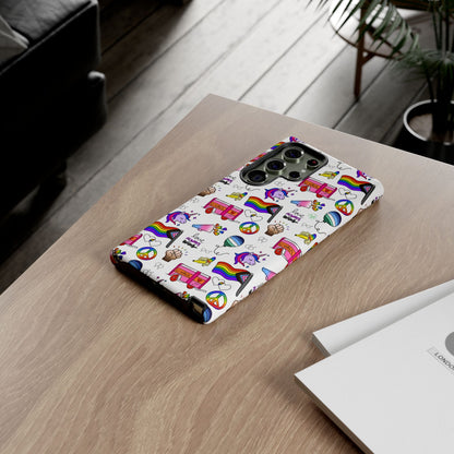 "Identity Mix" LGBTQIA+ Collage Android Tough Phone Case