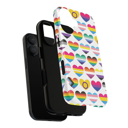 "Proud Hearts" LGBTQIA+ Love MagSafe® iPhone Case