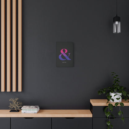 Both. | Bisexual Pride Identity Canvas Wall Art