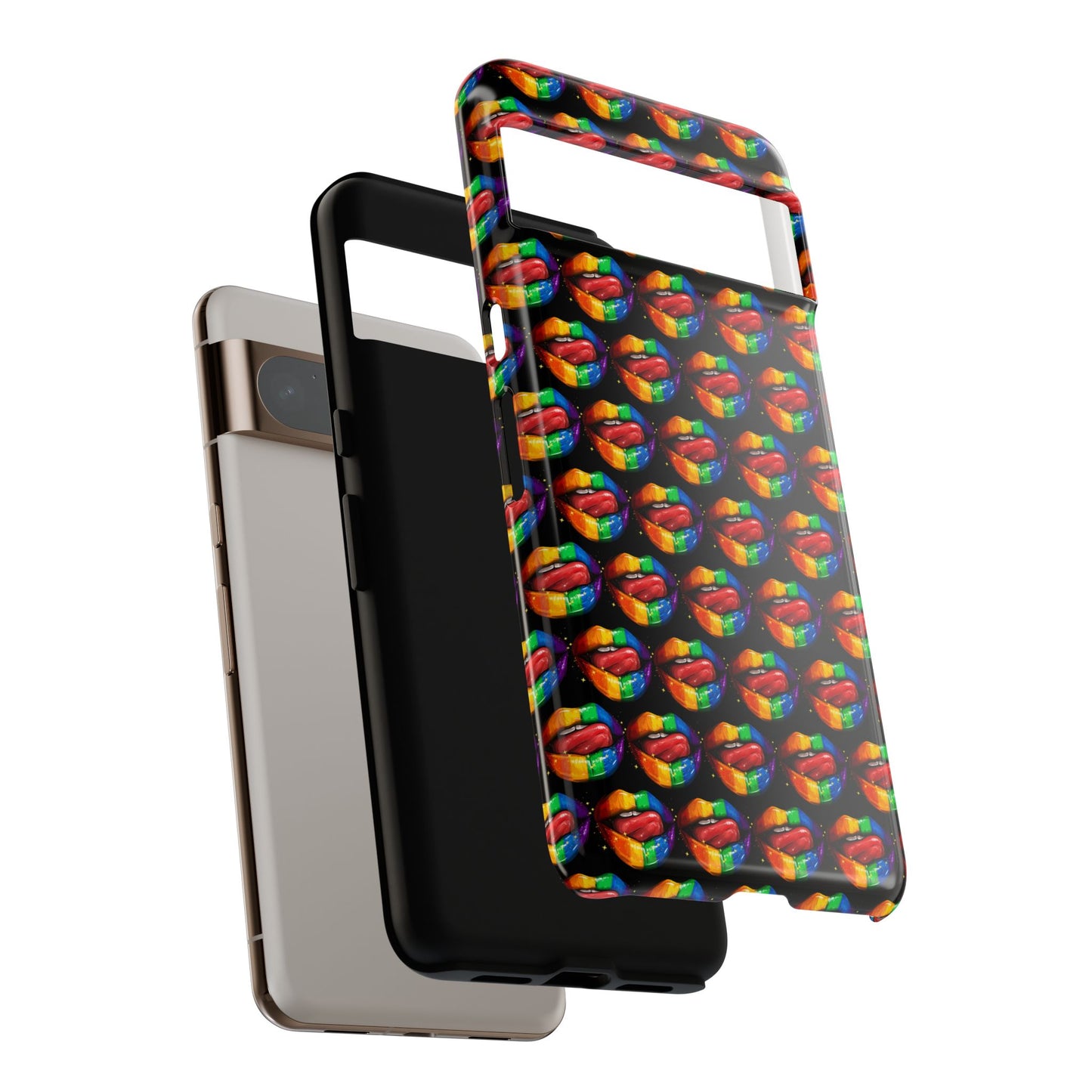 "taste the rainbow" android tough phone case
