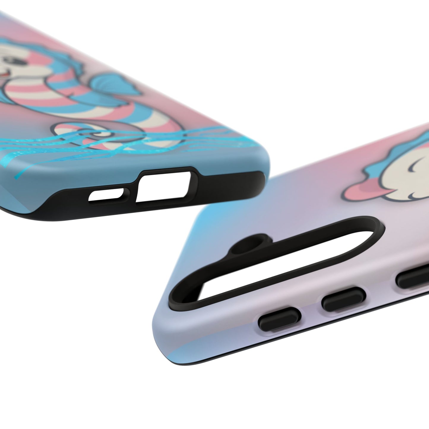 “sea me” – trans pride seahorse android tough phone case
