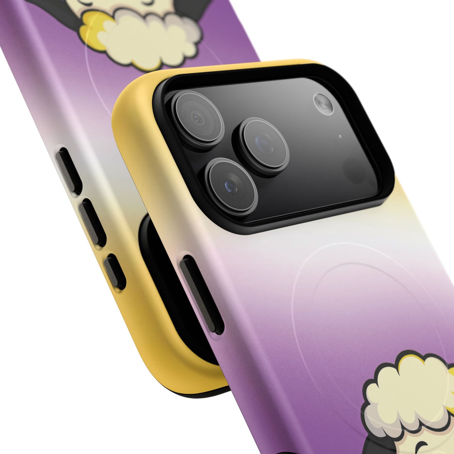 "nonbibaaary" – nonbinary pride sheep magsafe® iphone tough case