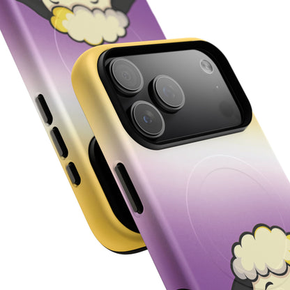 "NonbiBaaary" – Nonbinary Pride Sheep MagSafe® iPhone Tough Case