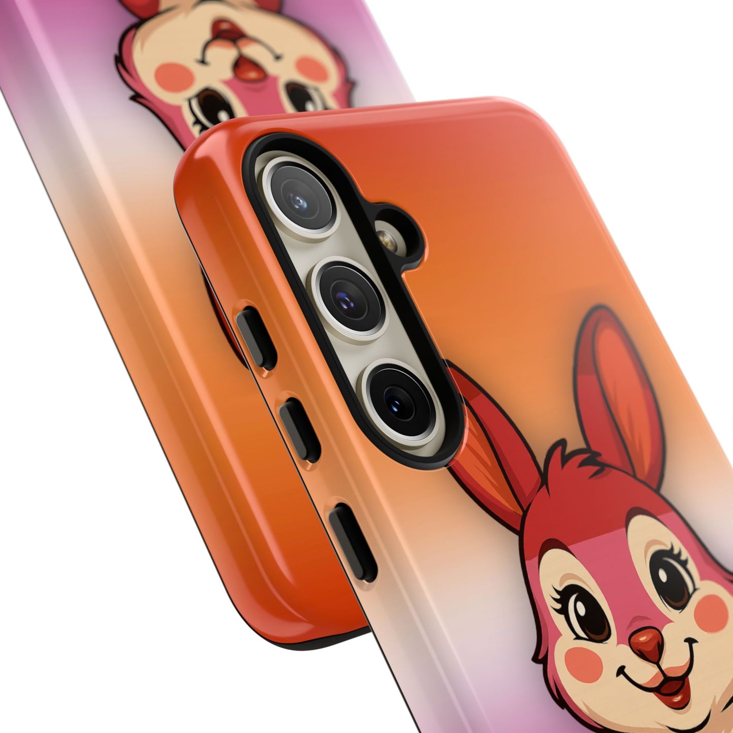 "hare to slay" – lesbian [femme] bunny android tough phone case
