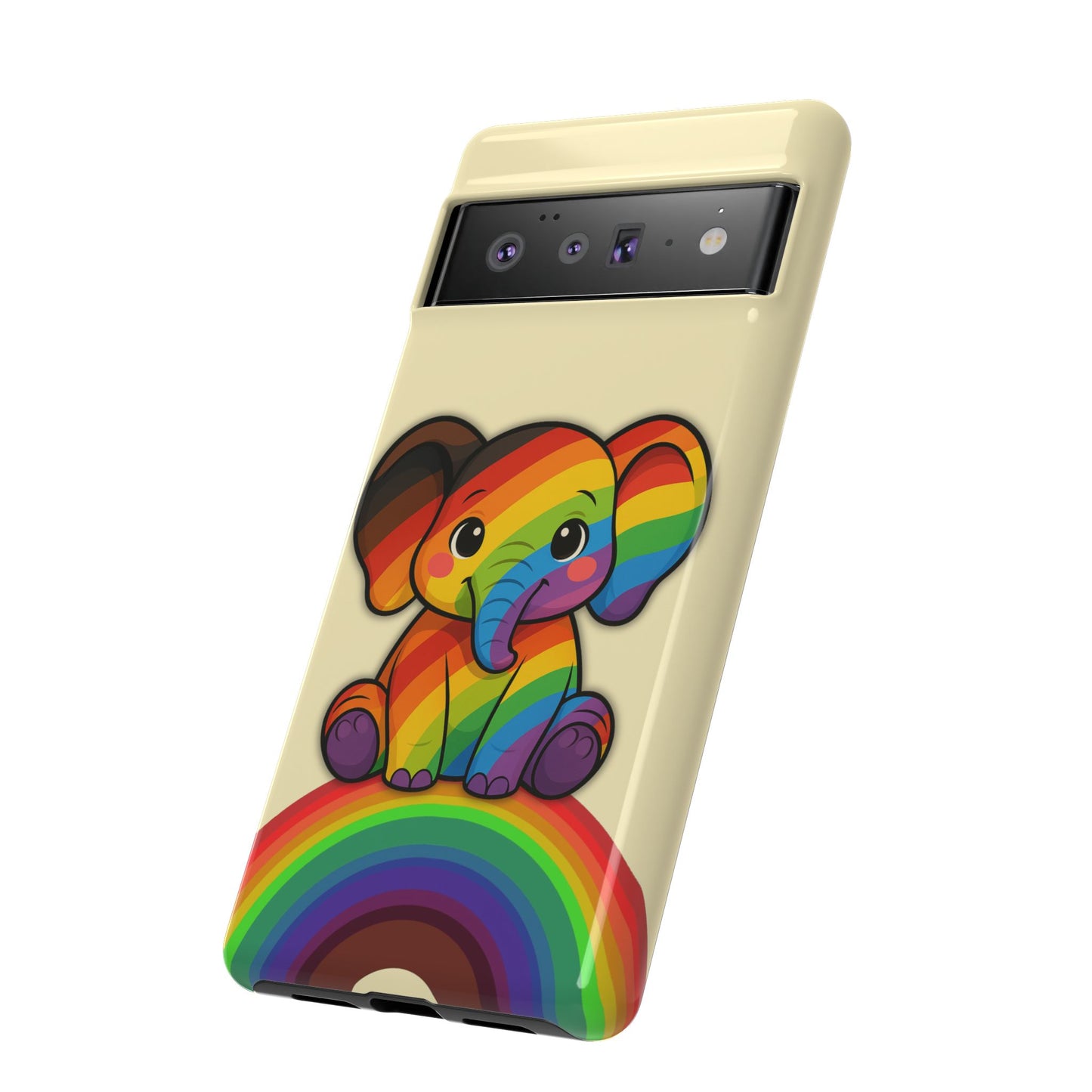 "jumbo joy" – philadelphia pride elephant android tough phone case