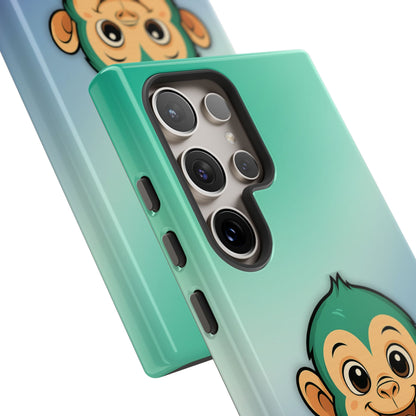 "Monkey Love" – Gay [MLM] Pride Android Tough Phone Case