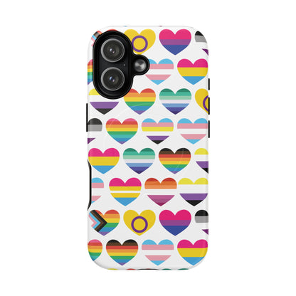 "Proud Hearts" LGBTQIA+ Love MagSafe® iPhone Case