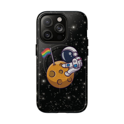 "Cosmic Queer" LGBTQIA+ Astronaut MagSafe® iPhone Tough Case