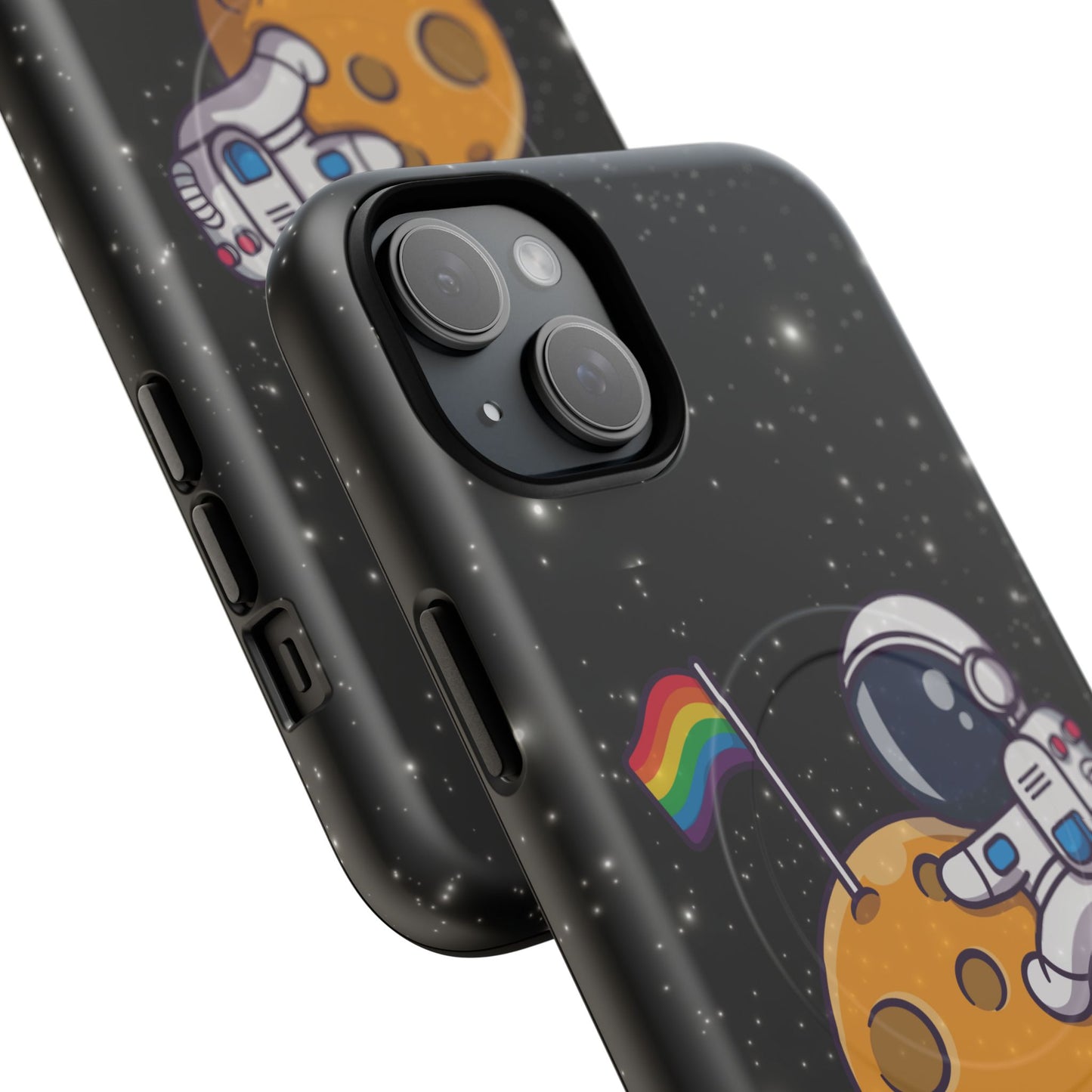 "cosmic queer" lgbtqia+ astronaut magsafe® iphone tough case