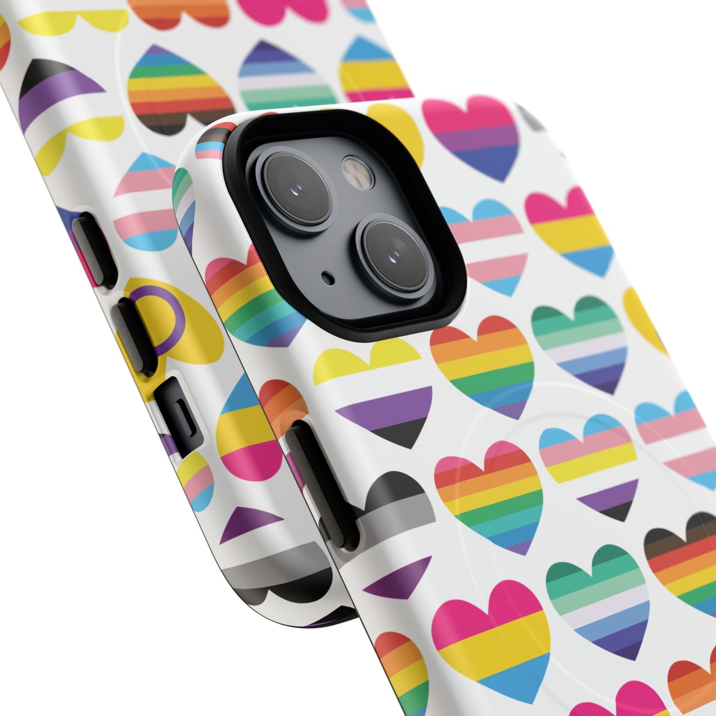"proud hearts" lgbtqia+ love magsafe® iphone case