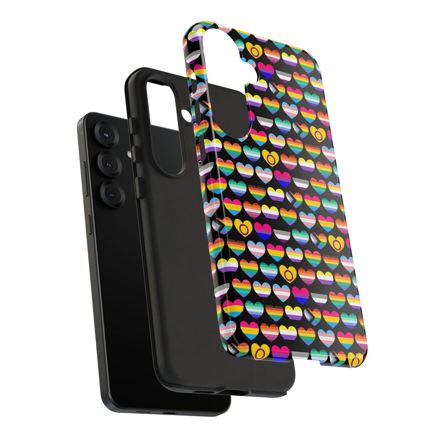 “heart of diversity" – bold edition – android tough phone case