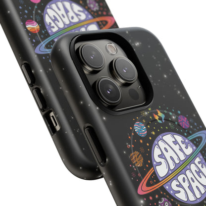 "Safe Space" LGBTQIA+ Pride Galaxy MagSafe® iPhone Case