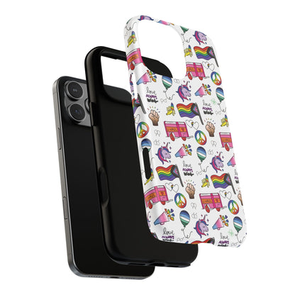 “Identity Mix” LGBTQIA+ Collage MagSafe® Tough iPhone Case