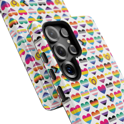 “Heart of Diversity" – Bright Edition – Android Tough Phone Case
