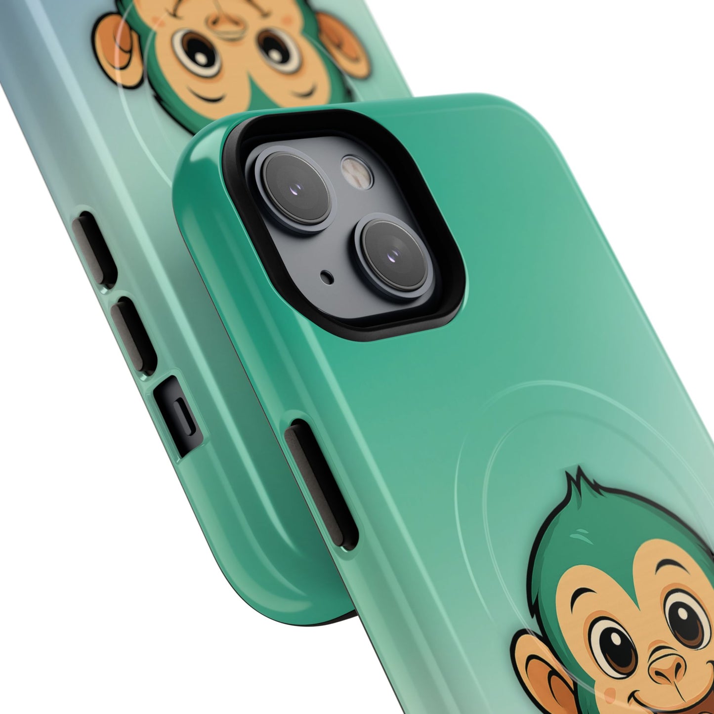 "monkey love" – gay [mlm] pride monkey magsafe® iphone tough case
