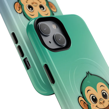"Monkey Love" – Gay [MLM] Pride Monkey MagSafe® iPhone Tough Case