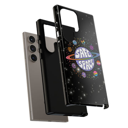 "Safe Space" LGBTQIA+ Pride Galaxy Android Tough Phone Case