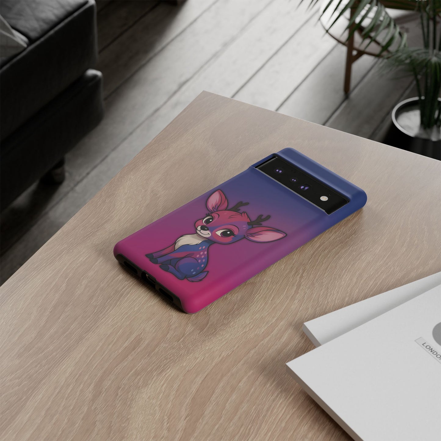 “bi-design” – bisexual pride doe android tough phone case