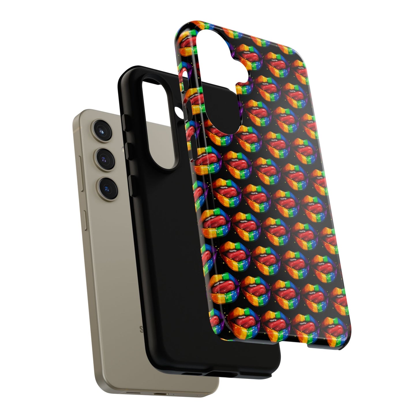 "taste the rainbow" android tough phone case