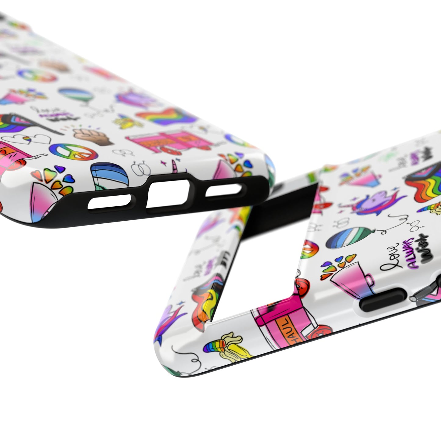 "identity mix" lgbtqia+ collage android tough phone case